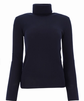 'S Max Mara Ribbed Polo Neck Jumper