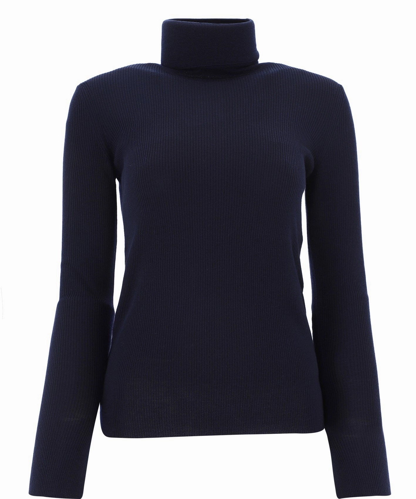 'S Max Mara Ribbed Polo Neck Jumper