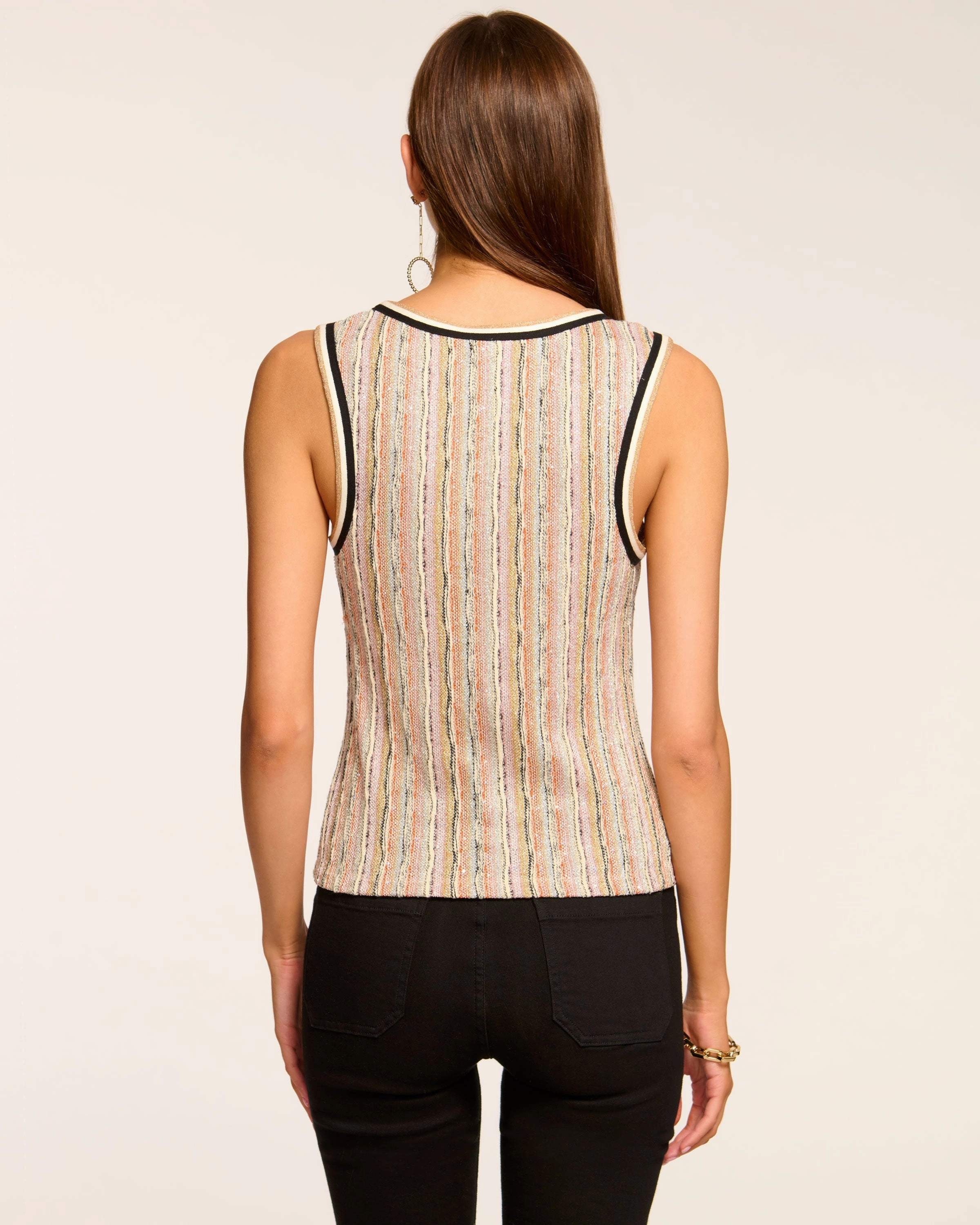 Adaira Sequin Knit Tank Top