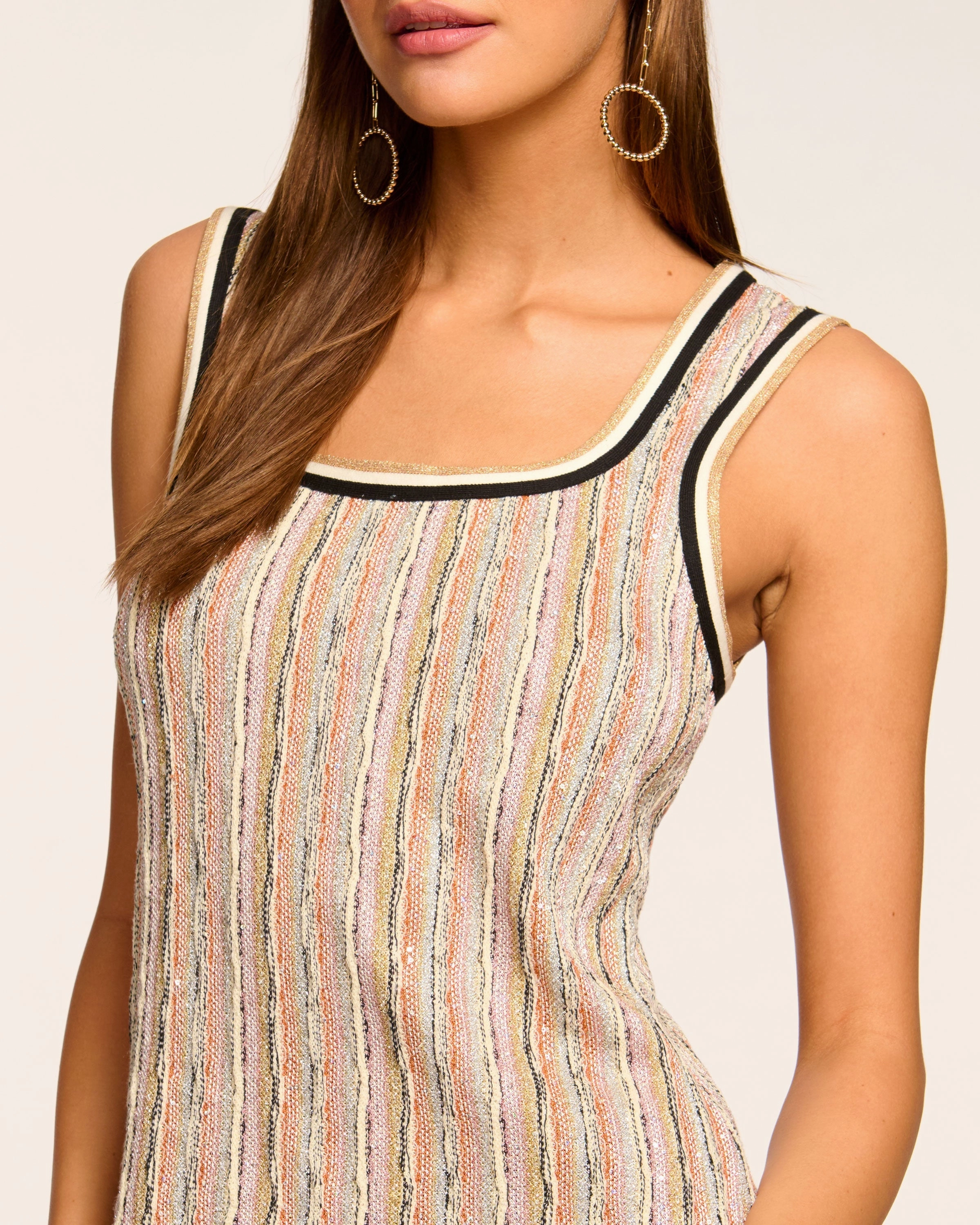 Adaira Sequin Knit Tank Top