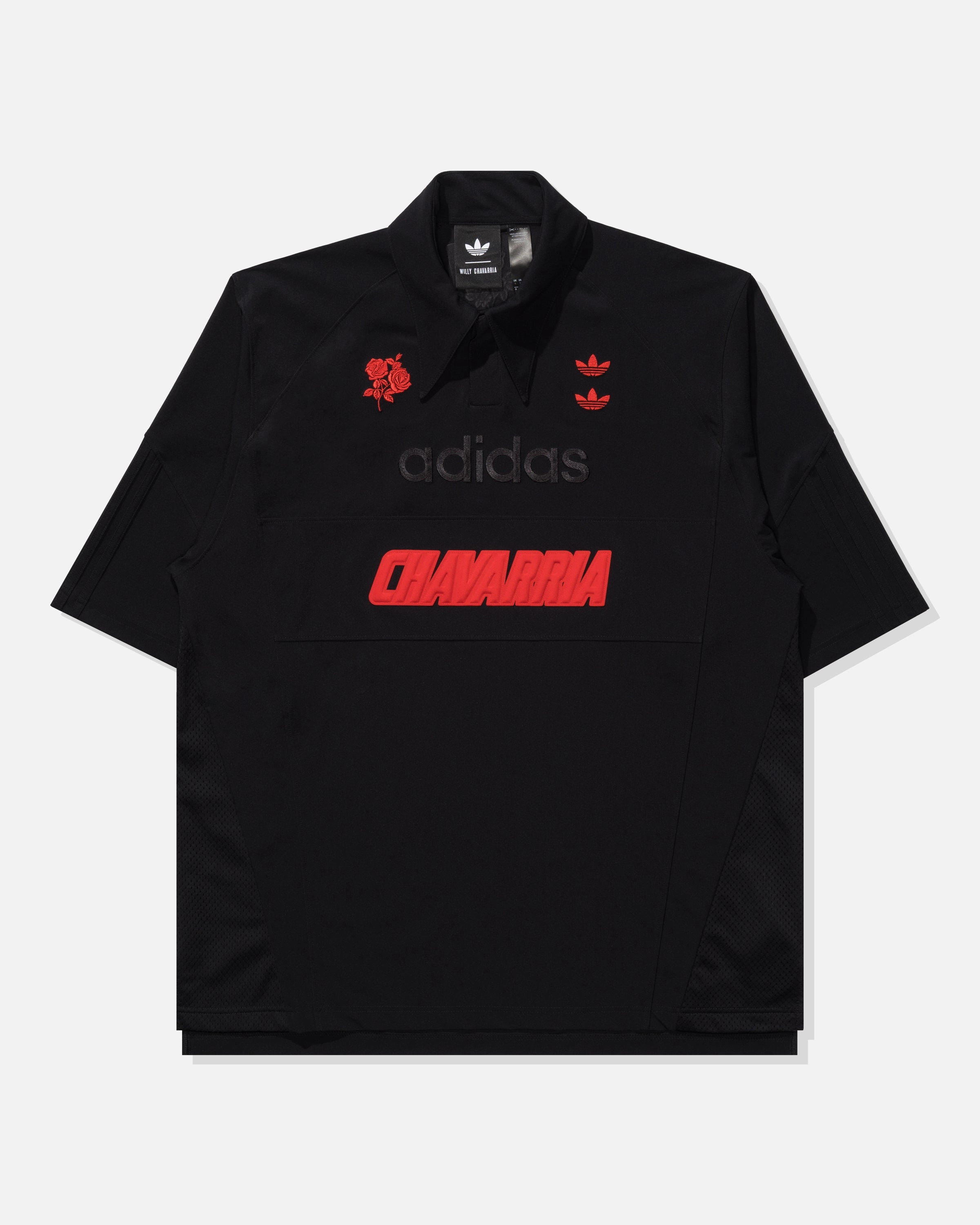 ADIDAS X WILLY CHAVARRIA POLO SHIRT - BLACK