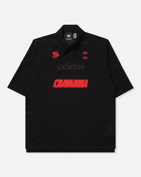 ADIDAS X WILLY CHAVARRIA POLO SHIRT - BLACK