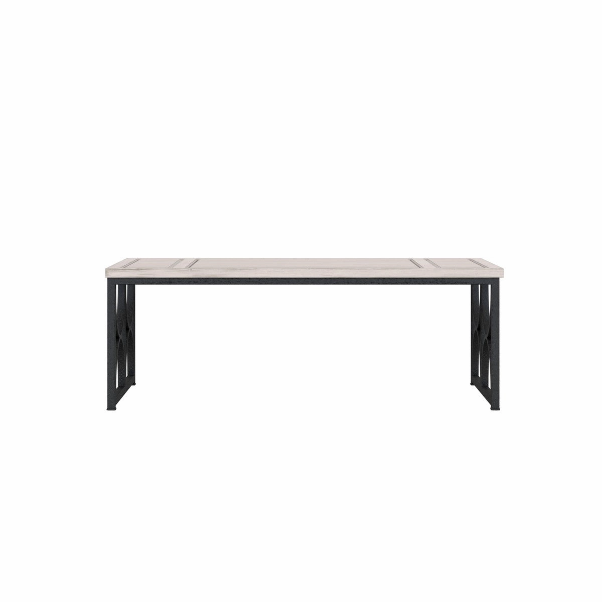 Alcove Metal Cocktail Table - White