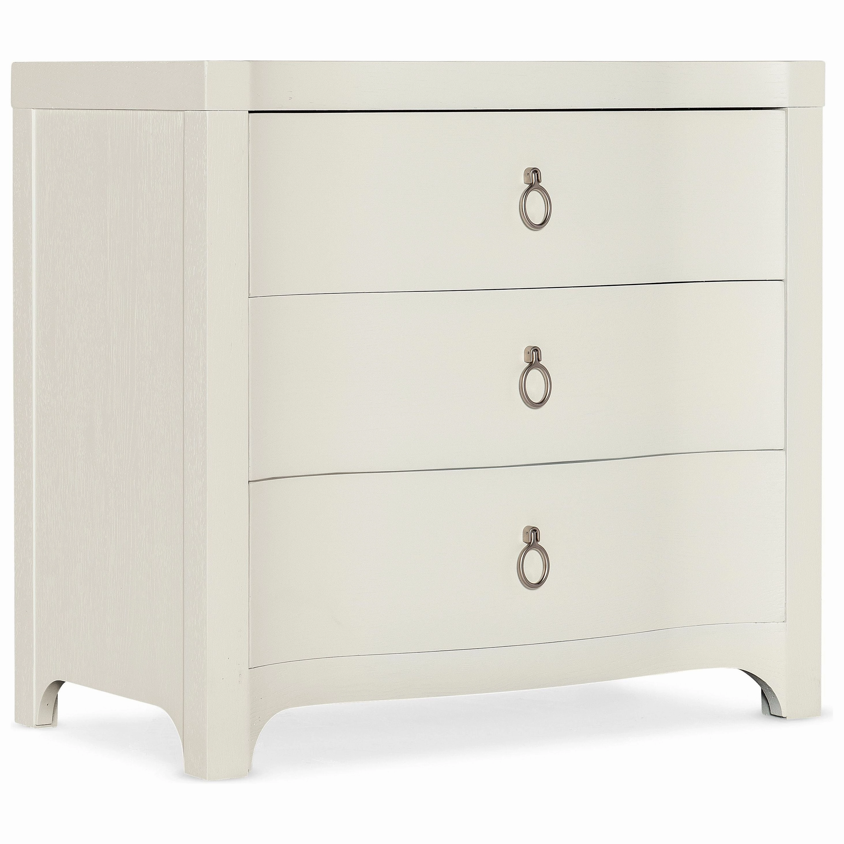 Antigua Three Drawer Nightstand