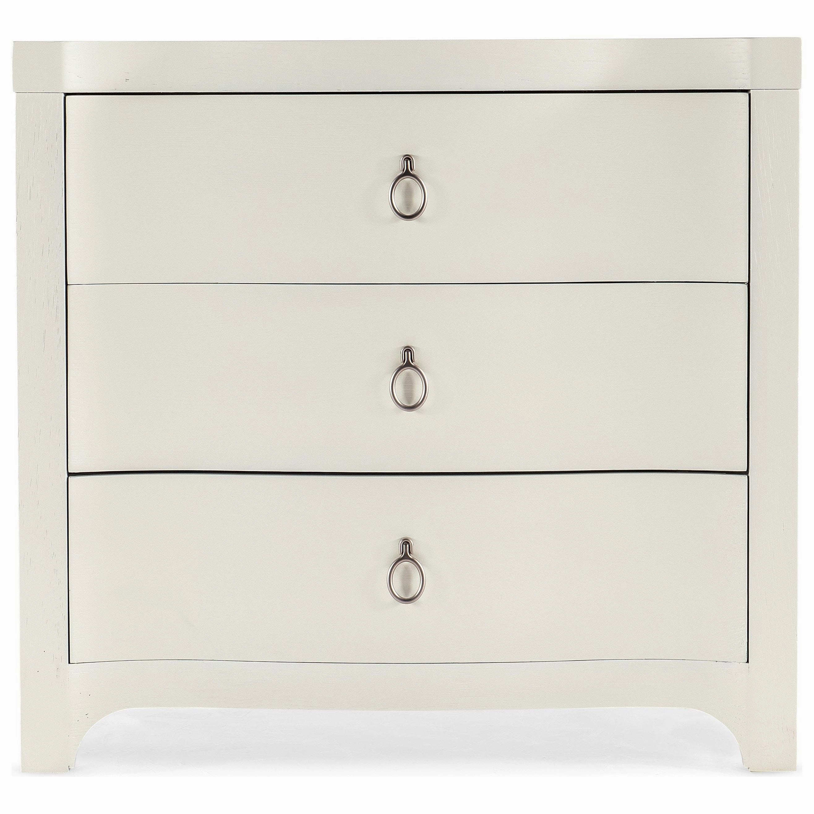 Antigua Three Drawer Nightstand
