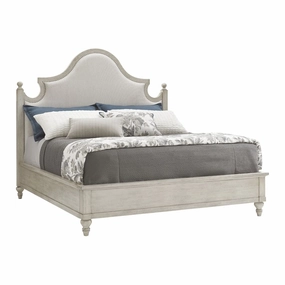 Arbor Hills Upholstered Bed 6/6 King - Oyster