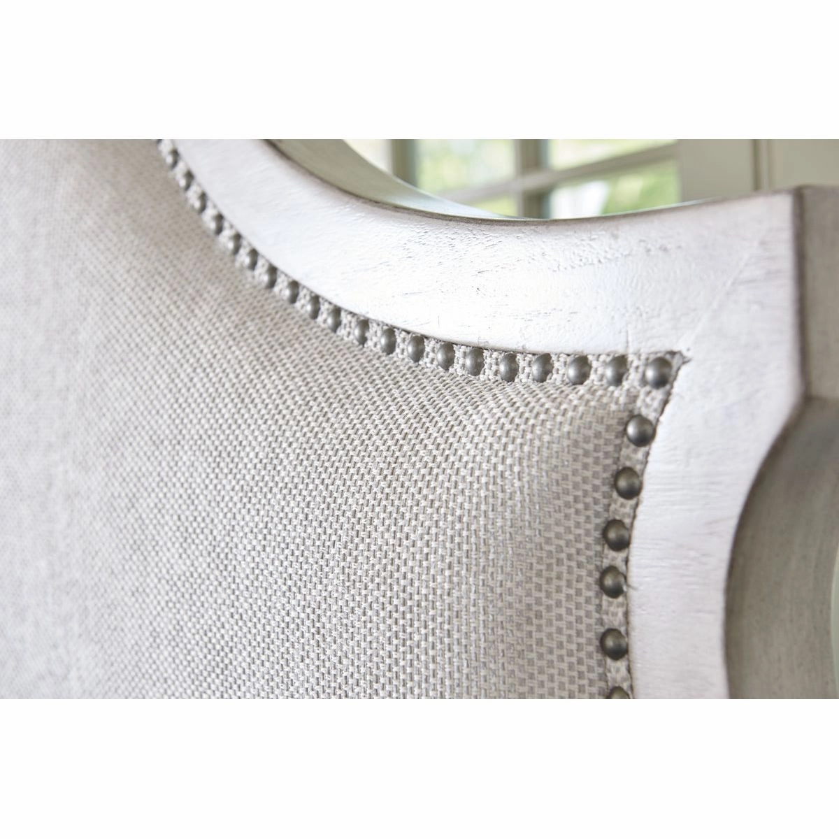 Arbor Hills Upholstered Bed 6/6 King - Oyster