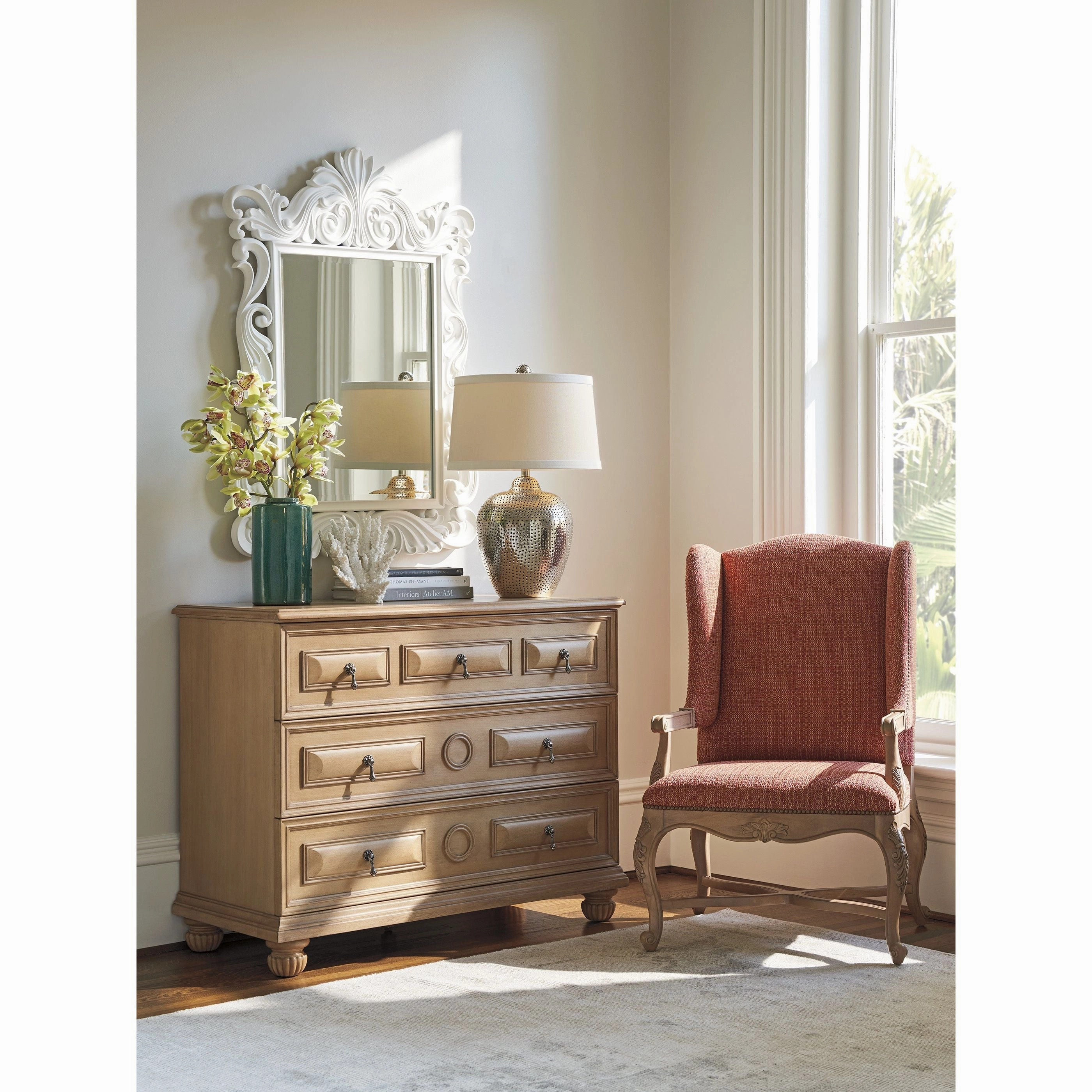 Aries Mirror - Polo Mallet White