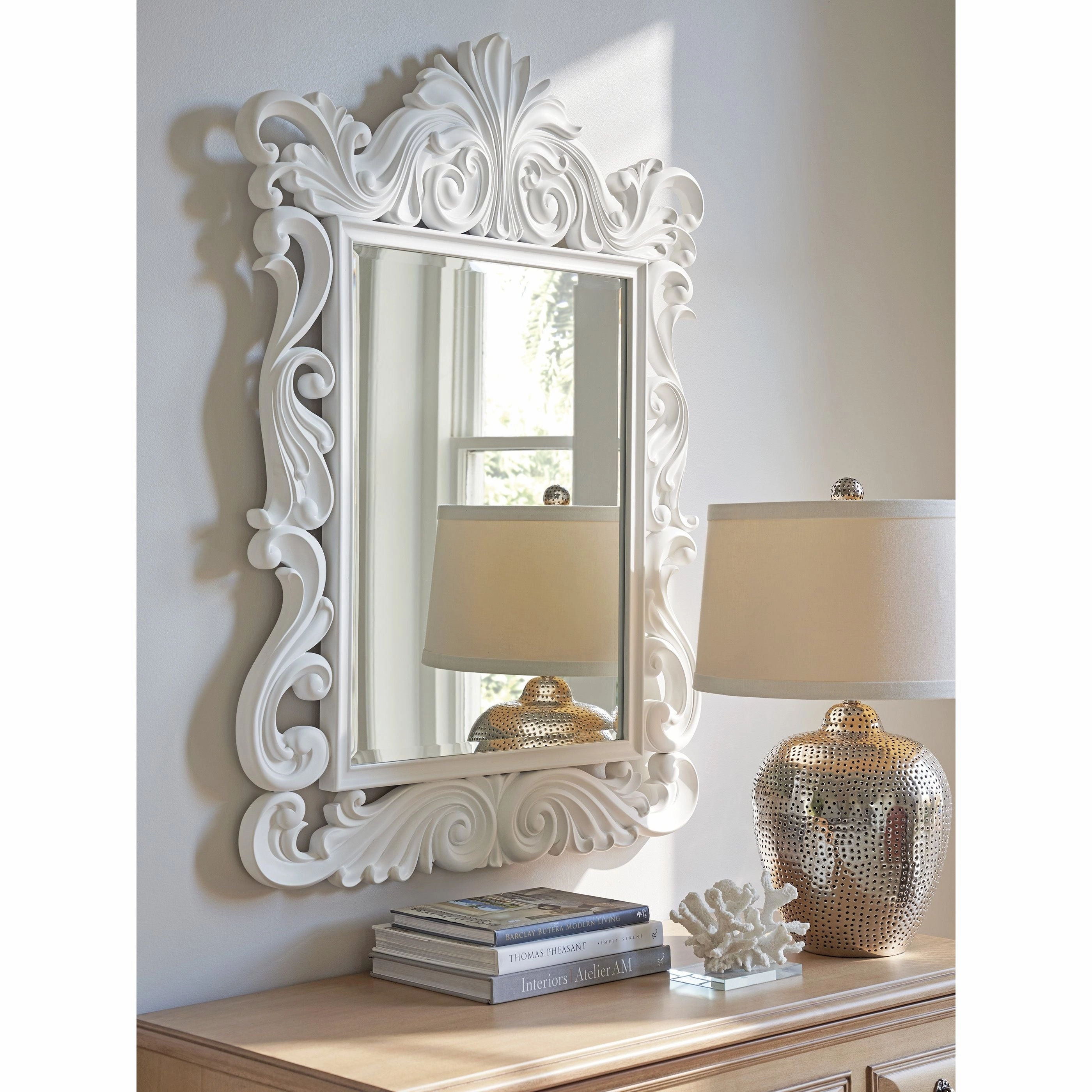 Aries Mirror - Polo Mallet White