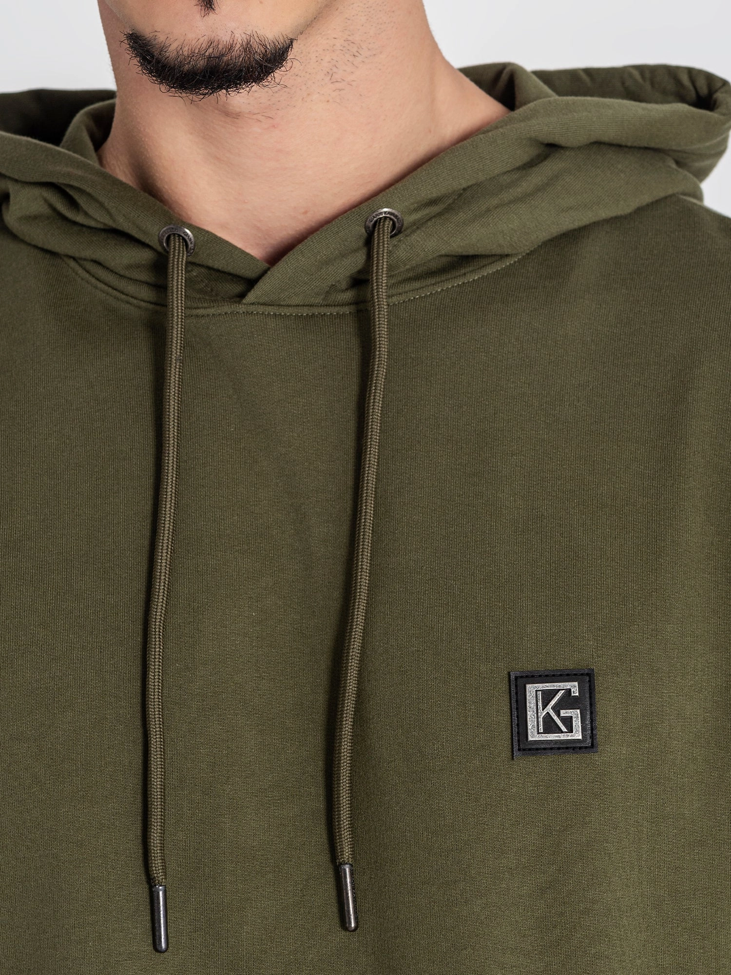 Army Green GK Plaque Hoodie