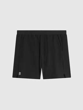 BARRY'S BLACK 5" EMBROIDERED CORE SHORT LINED