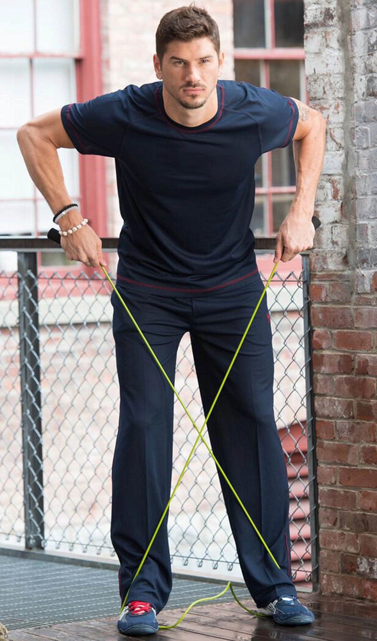 Big And Tall Work Out Elastic Waist Pant