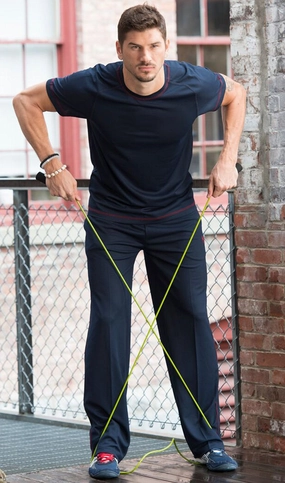 Big And Tall Work Out Elastic Waist Pant