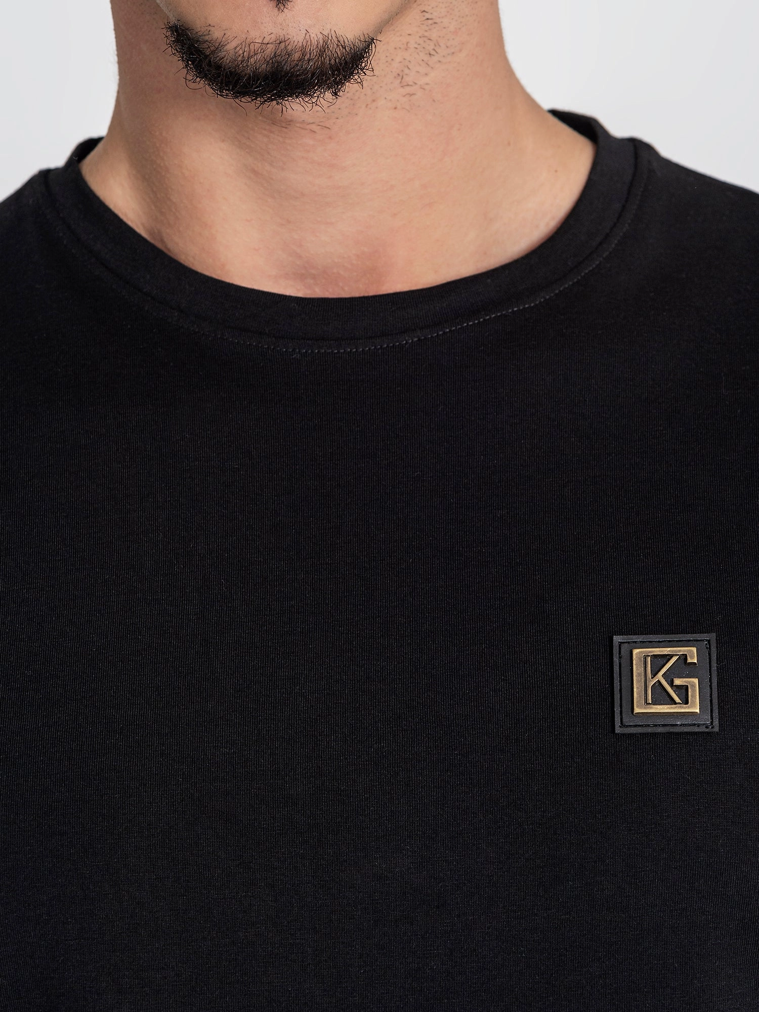 Black GK Plaque Tee