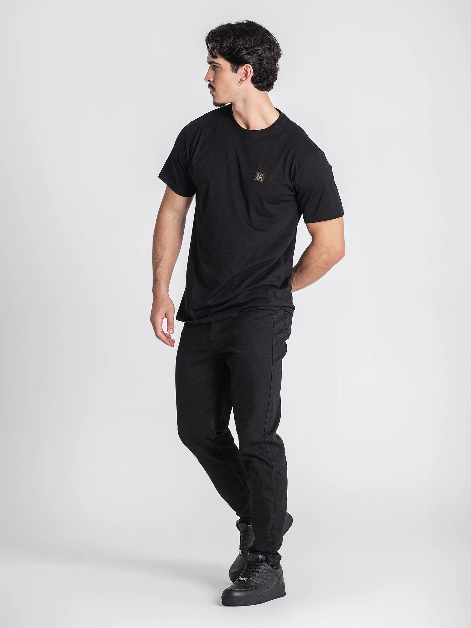 Black GK Plaque Tee
