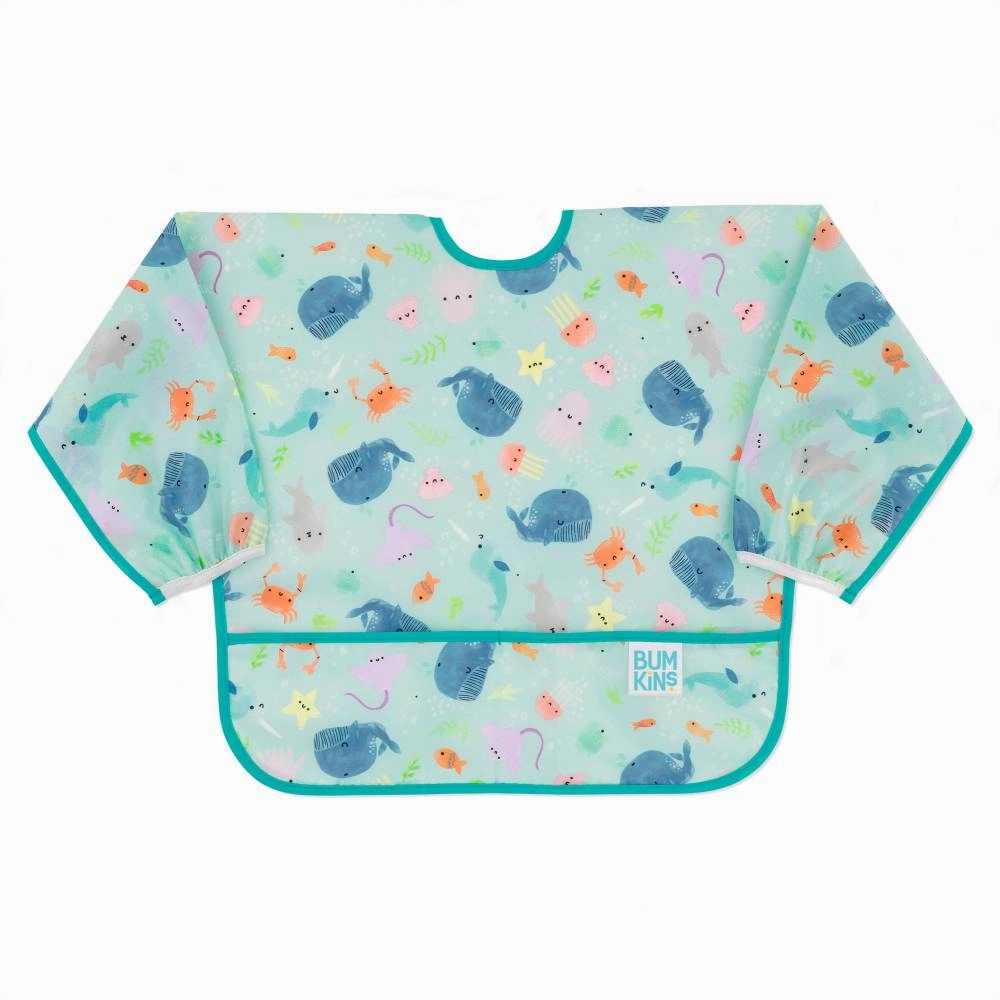 Bumkins Waterproof Sleeved Bib VARIOUS STYLES