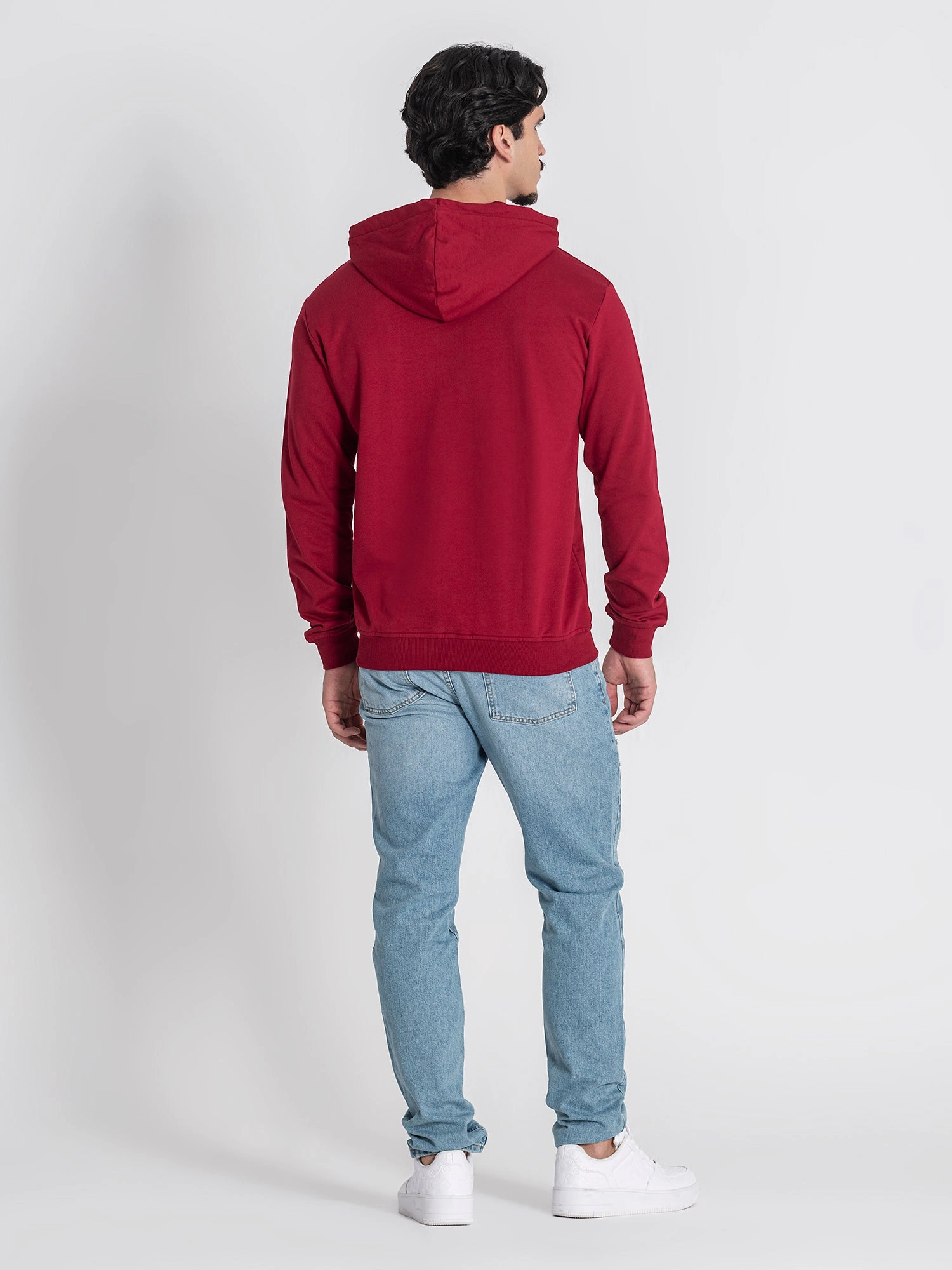Burgundy GK Plaque Hoodie