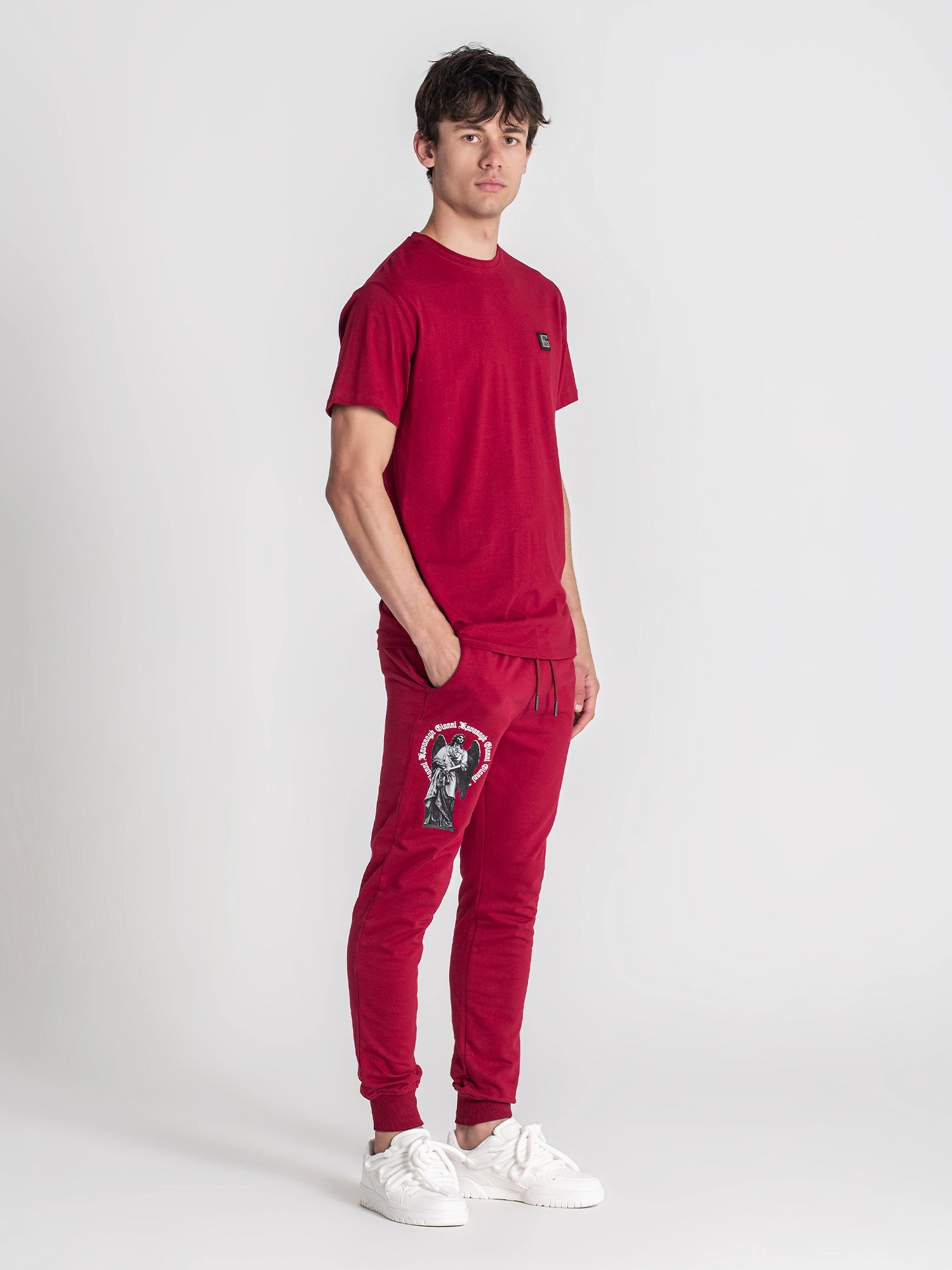Burgundy Saint Tee