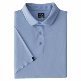Callaway Premium Heather Soft Touch Golf Polo Chambray Heather - SS25 Men