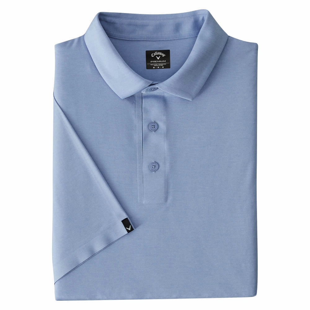 Callaway Premium Heather Soft Touch Golf Polo Chambray Heather - SS25 Men