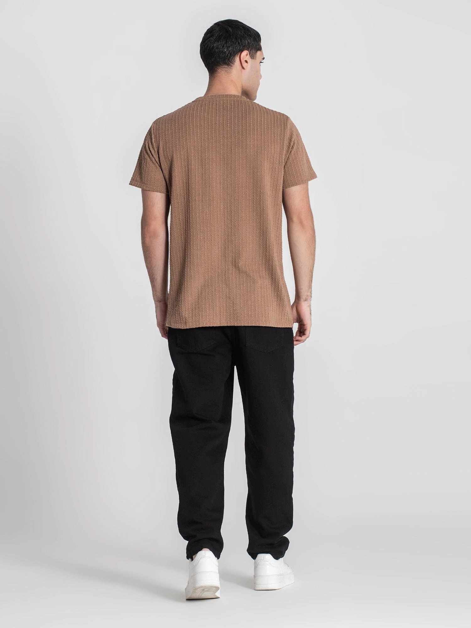 Camel Braid Tee