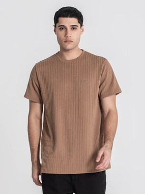 Camel Braid Tee