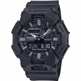 Casio Men's Watch - G-Shock Chrono Black Analog-Digital Dial Resin Strap | GA010-1A1