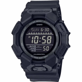 Casio Men's Watch - G-Shock World Time Black Digital Dial Resin Strap | GD010-1A1