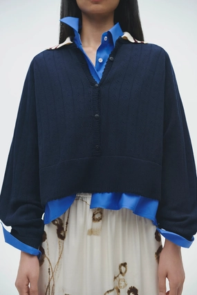 CORDERA - POLO COTON - MARINE - PÉ25