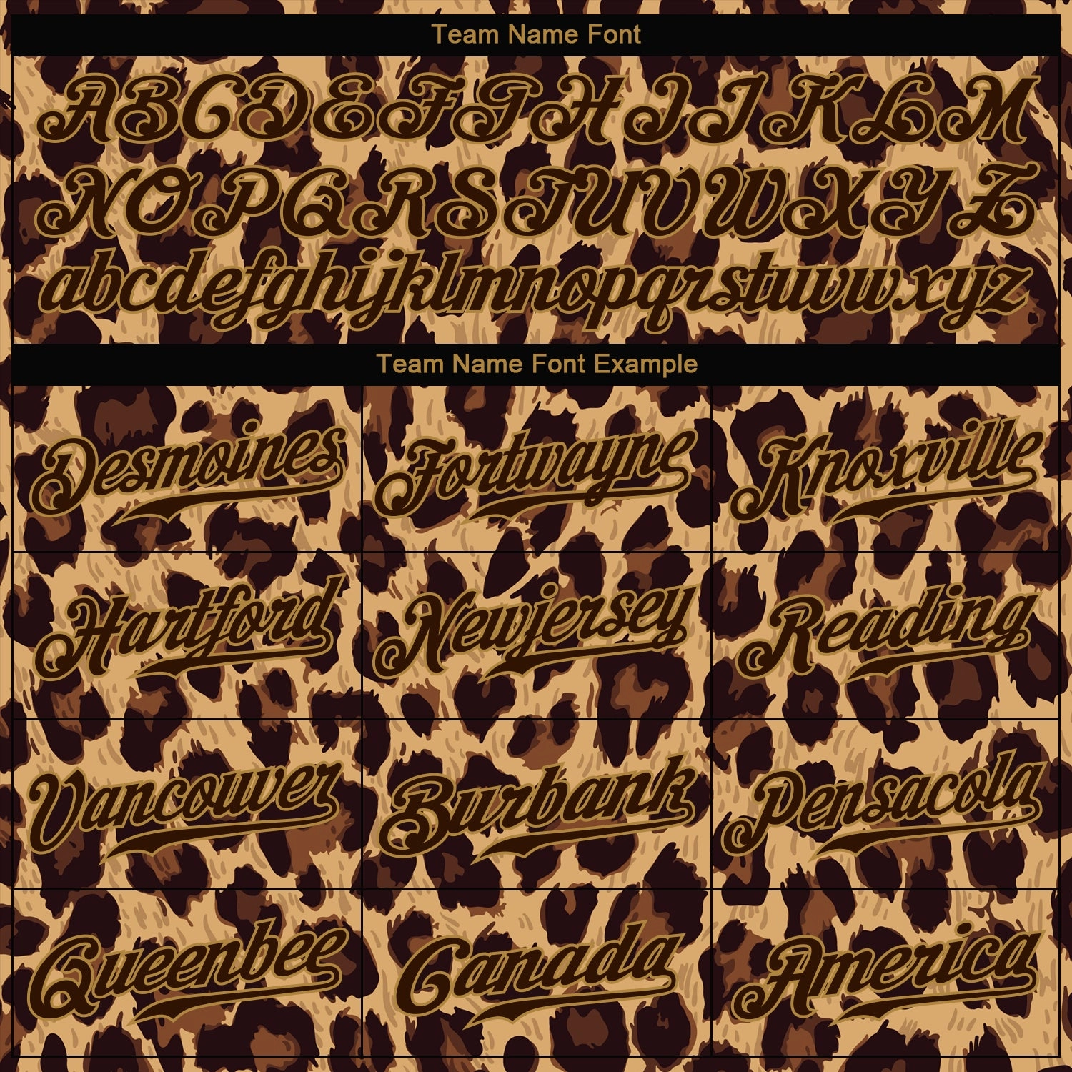 Custom Brown Brown-Old Gold 3D Pattern Design Leopard Authentic Baseball Jersey