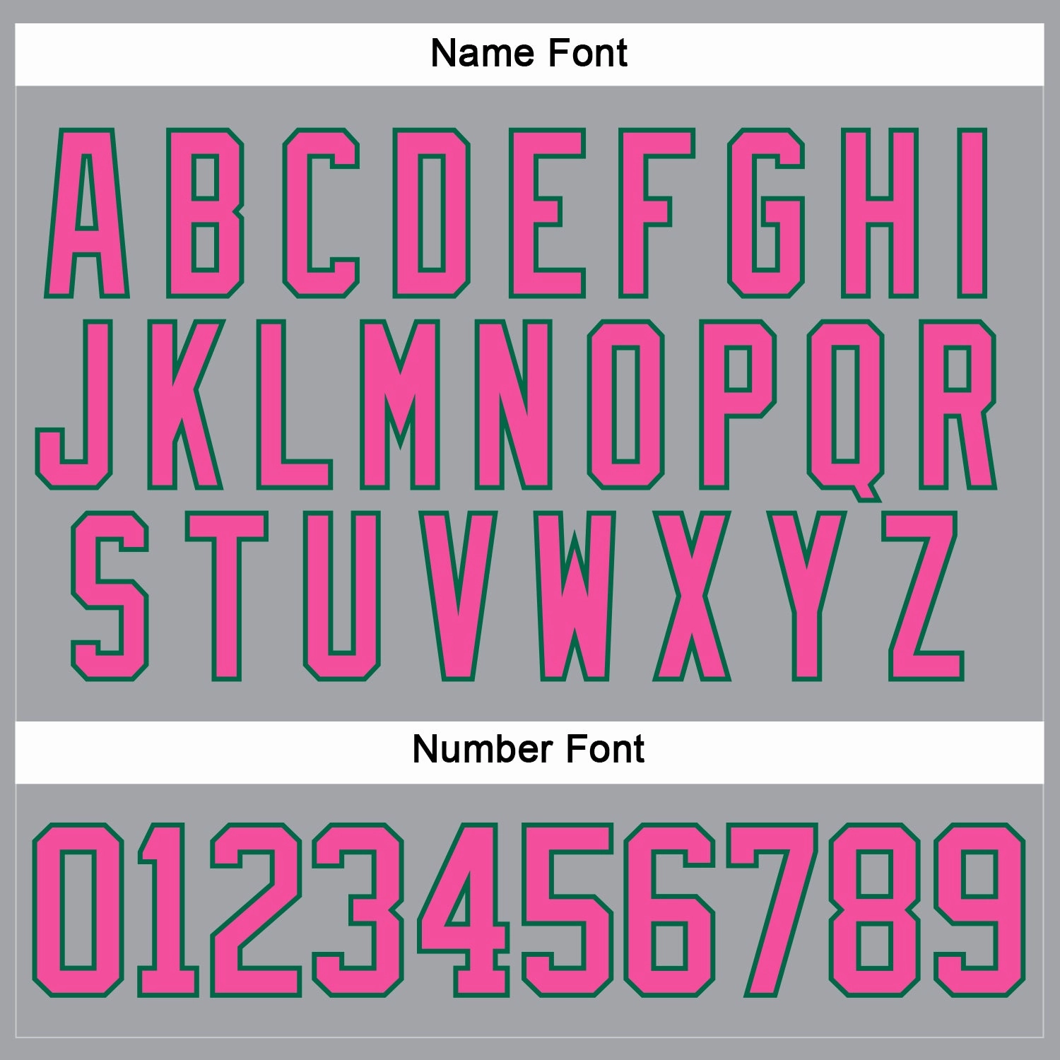 Custom Gray Pink-Kelly Green Hockey Lace Neck Jersey