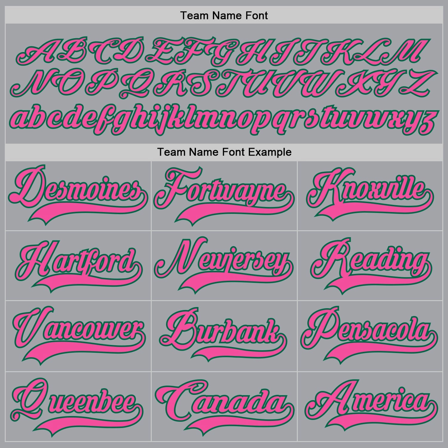 Custom Gray Pink-Kelly Green Hockey Lace Neck Jersey