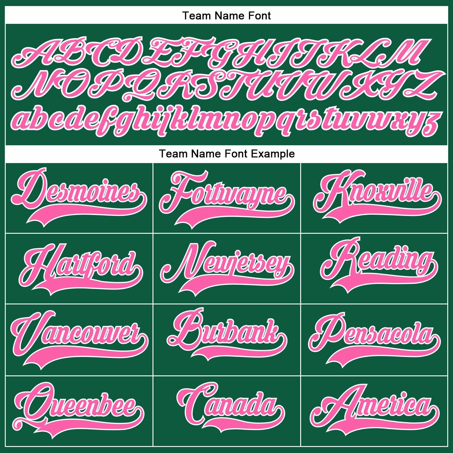 Custom Kelly Green Pink-White Authentic Baseball Jersey