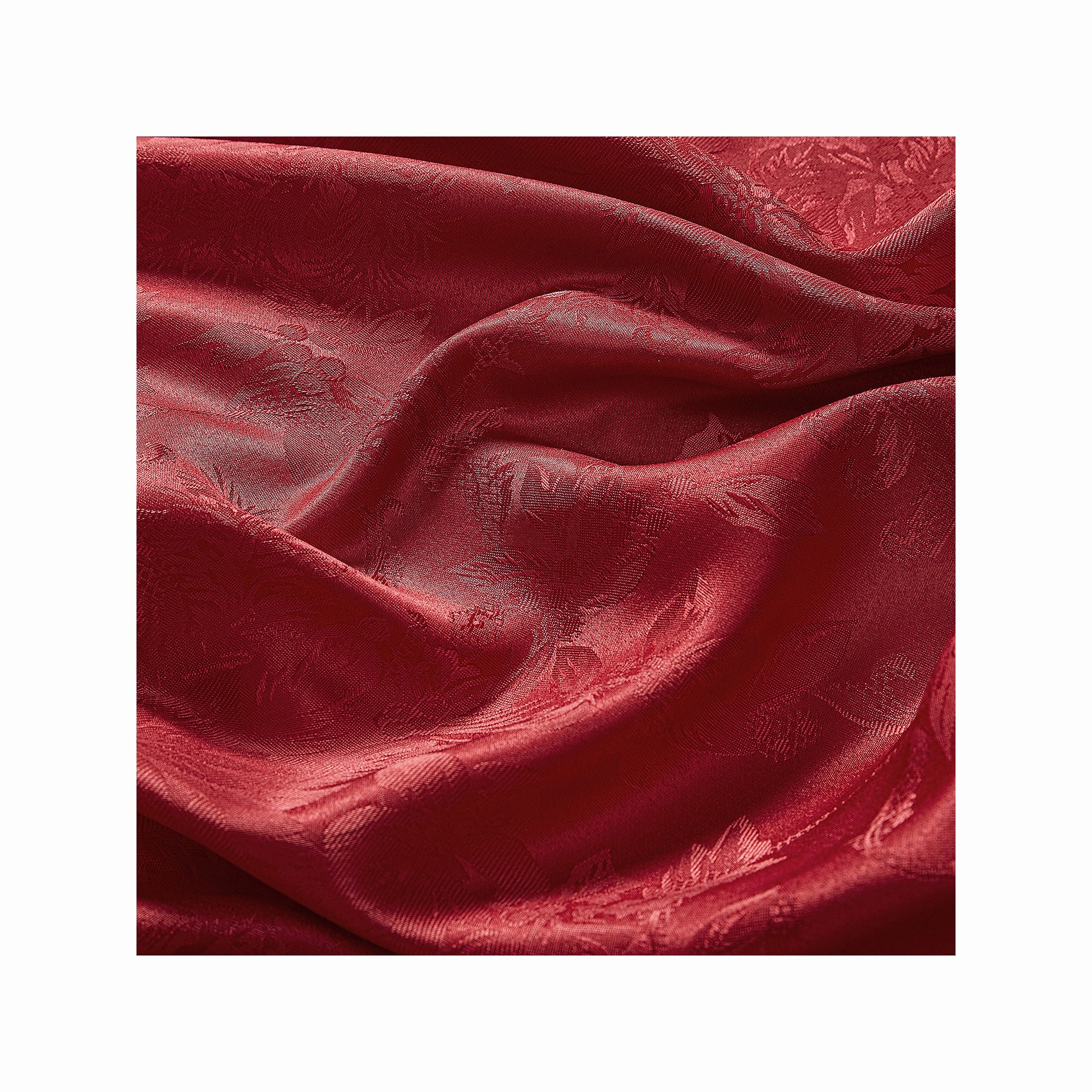 Elrene Home Fashions Poinsettia Elegance Tablecloth - RED ONE SIZE