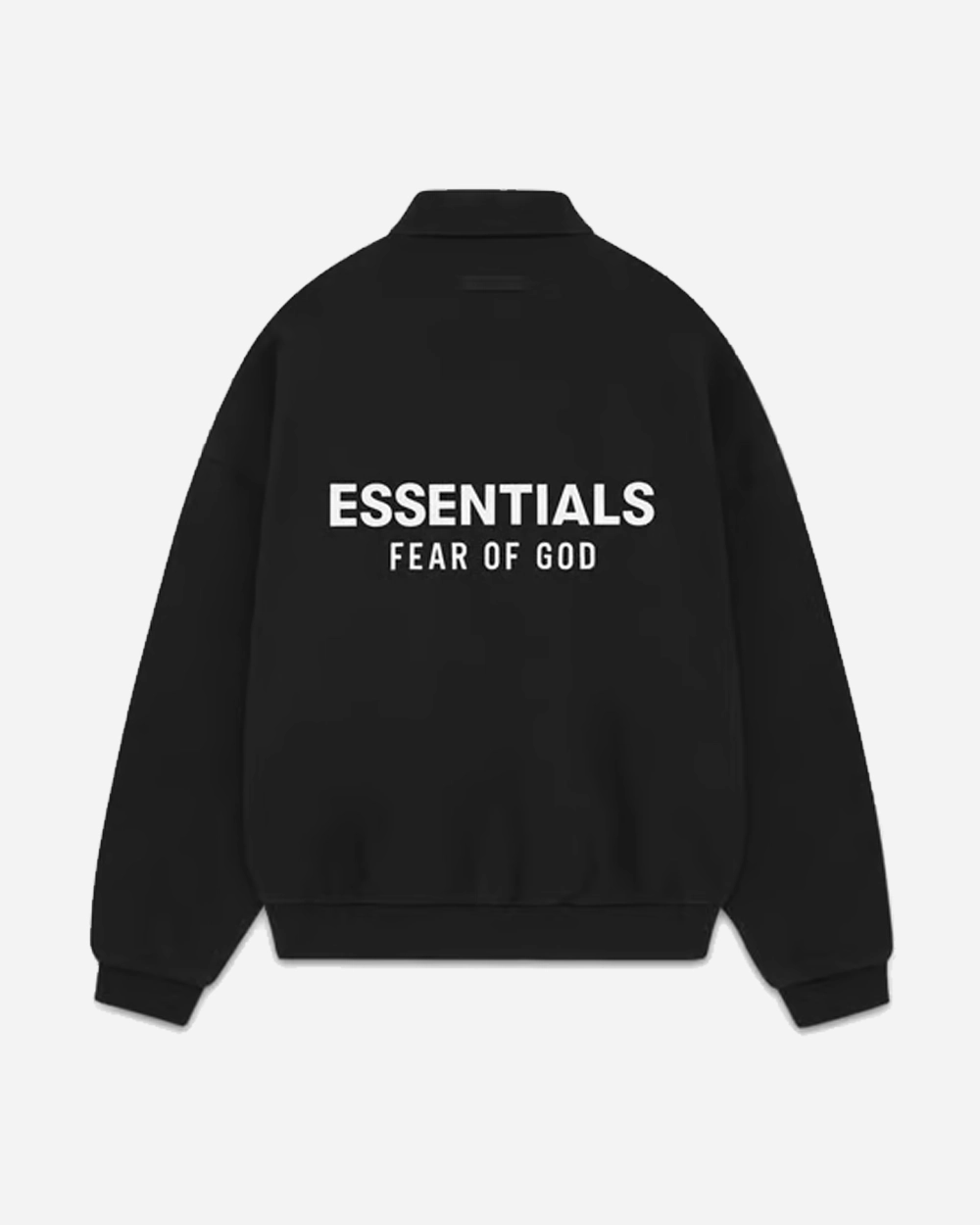 FOG ESSENTIALS HOLIDAY24 FLEECE POLO LONG SLEEVE BLACK