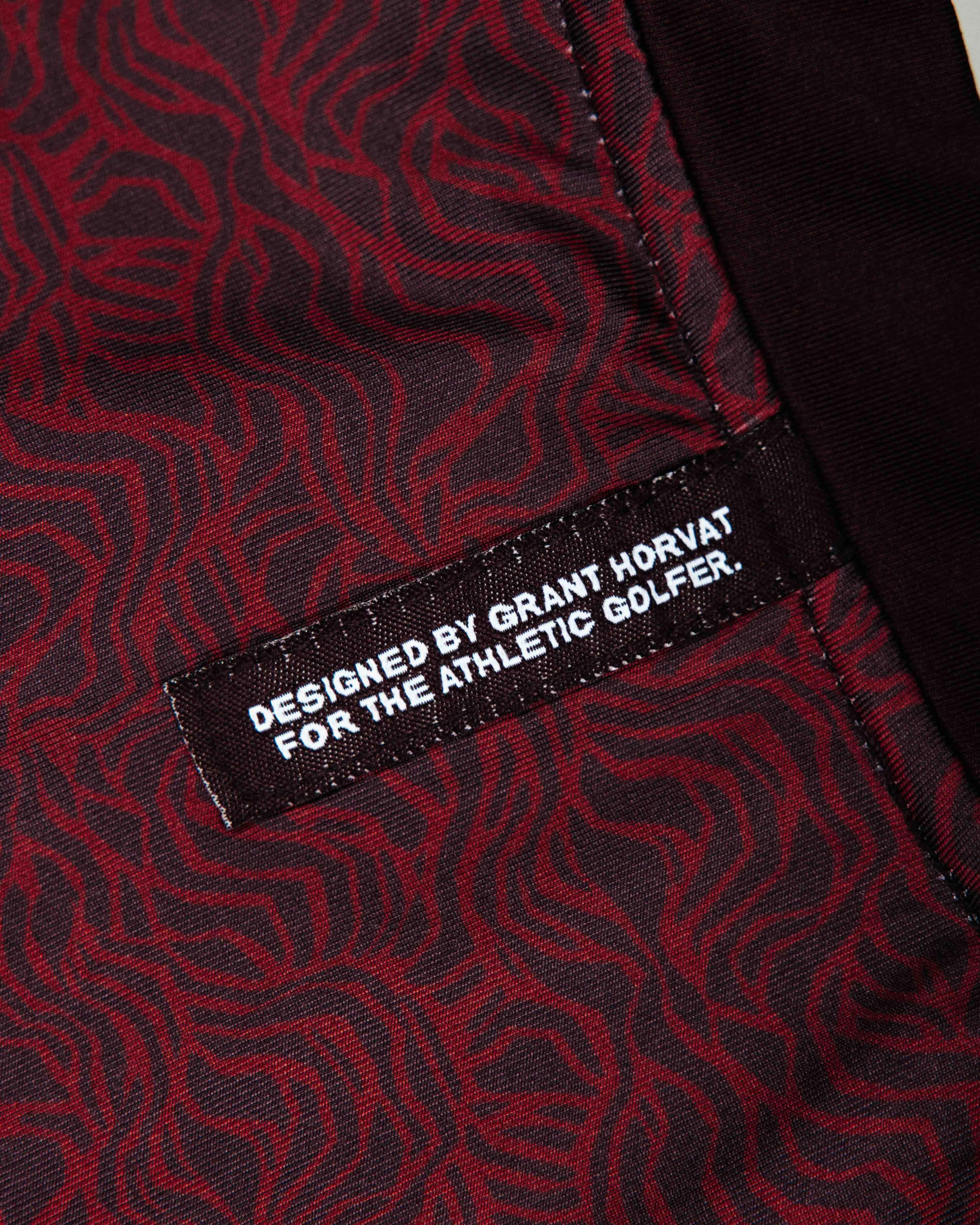 Grant Horvat Maroon Waves Blade Polo