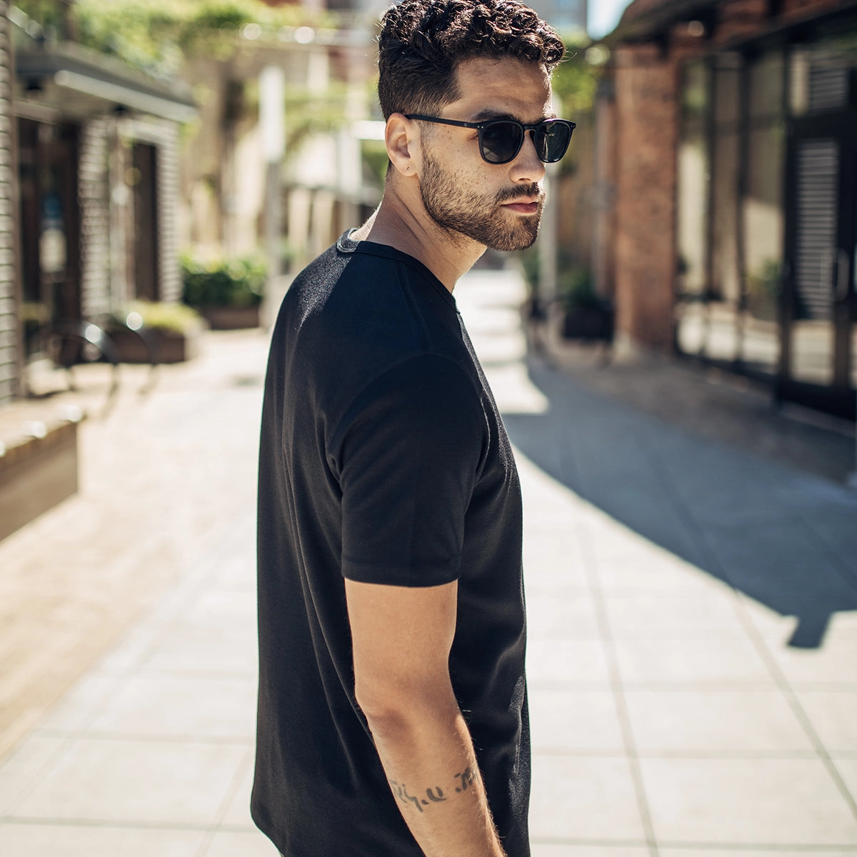 Interlock Crew Neck Tee