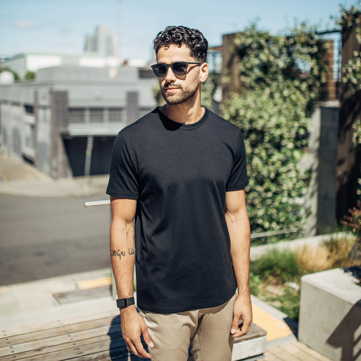 Interlock Crew Neck Tee