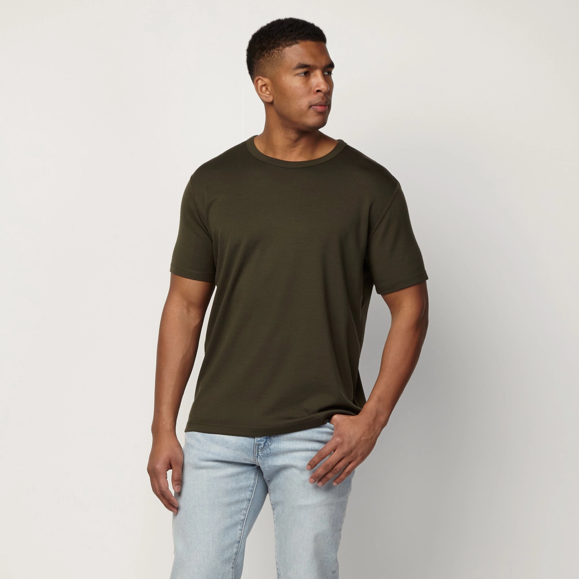 Interlock Crew Neck Tee