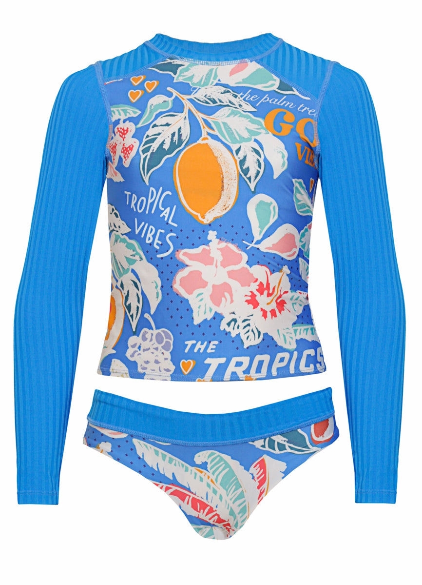 Maaji Tropical Bliss Odyssey Rashguard Set Girls