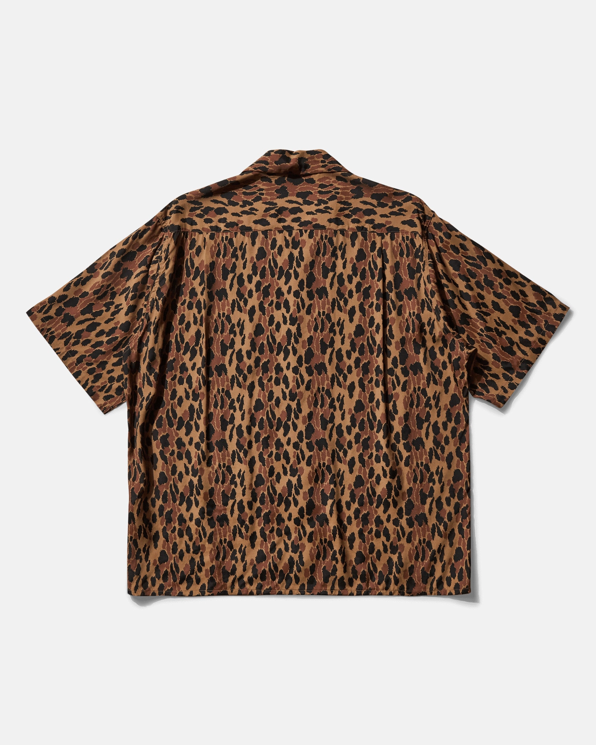Men's Leopard Hawaiian Shirt Brown