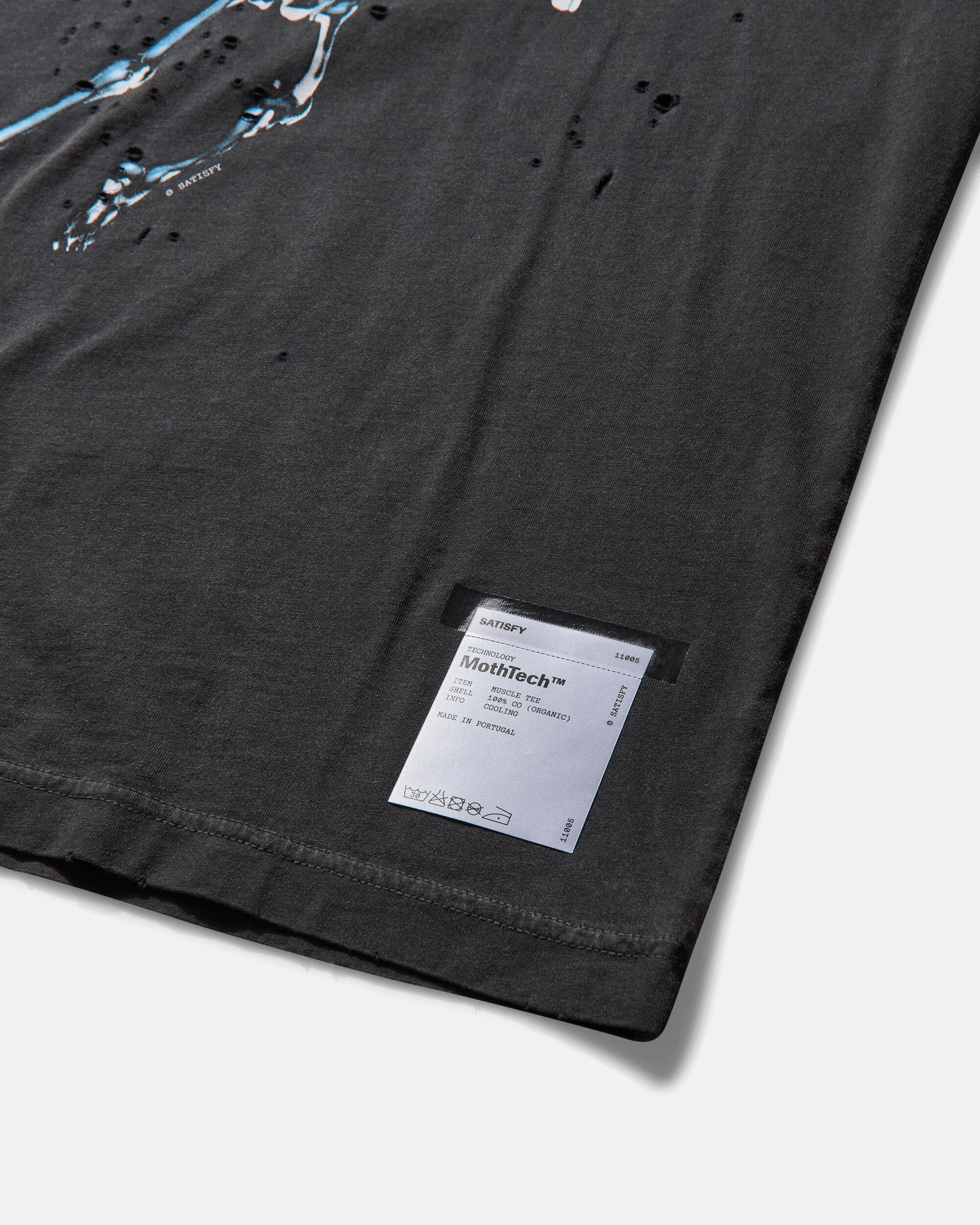 Men's MothTech Muscle T-Shirt Aged Black