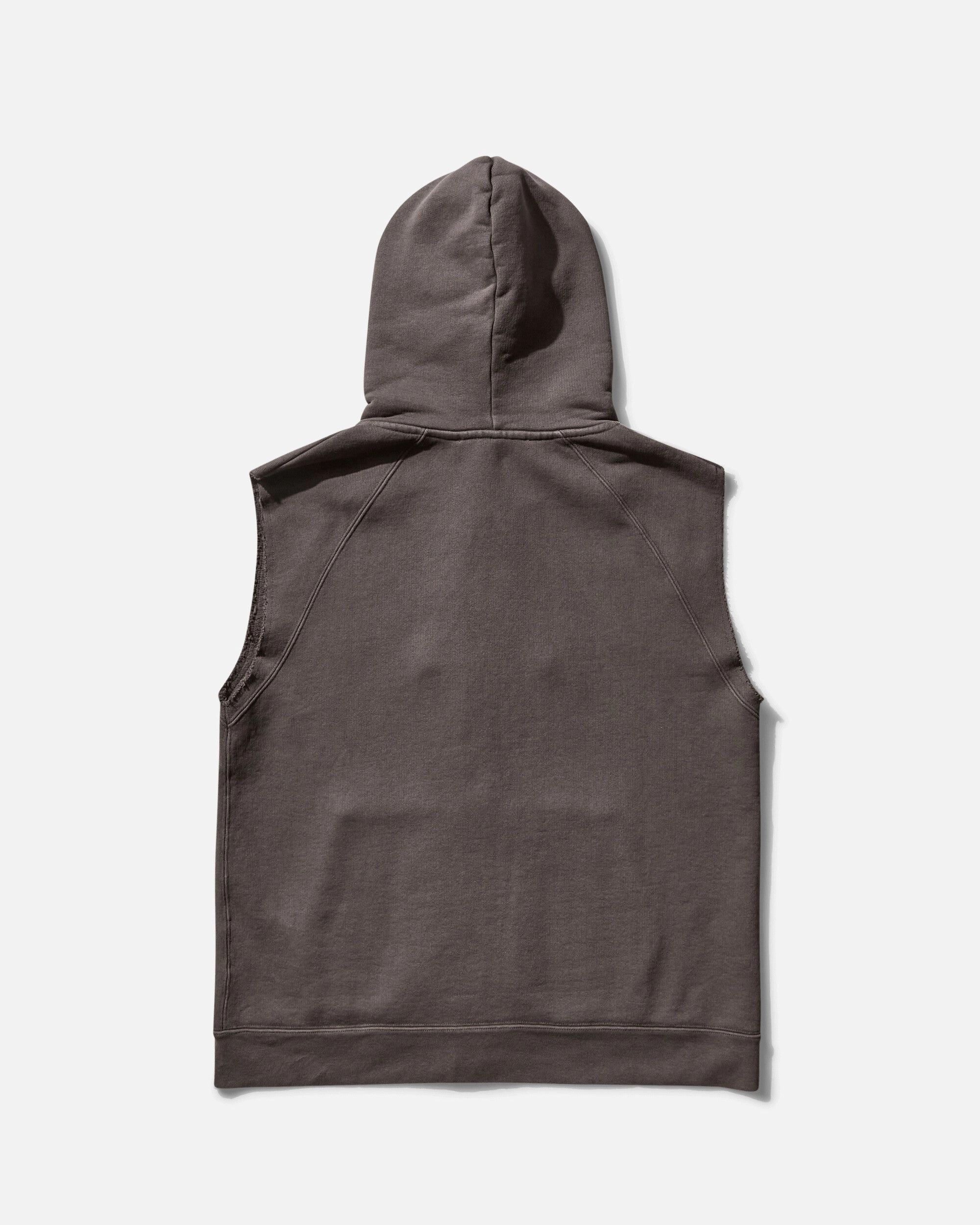 Men's Motor Hood Vest Brown Sun Fade