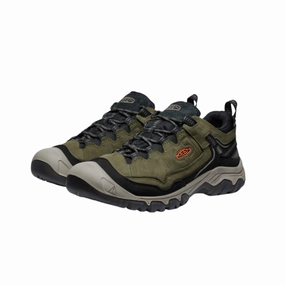 Men's Targhee IV Waterproof - Dark Olive/Gold Flame (Regular Width)