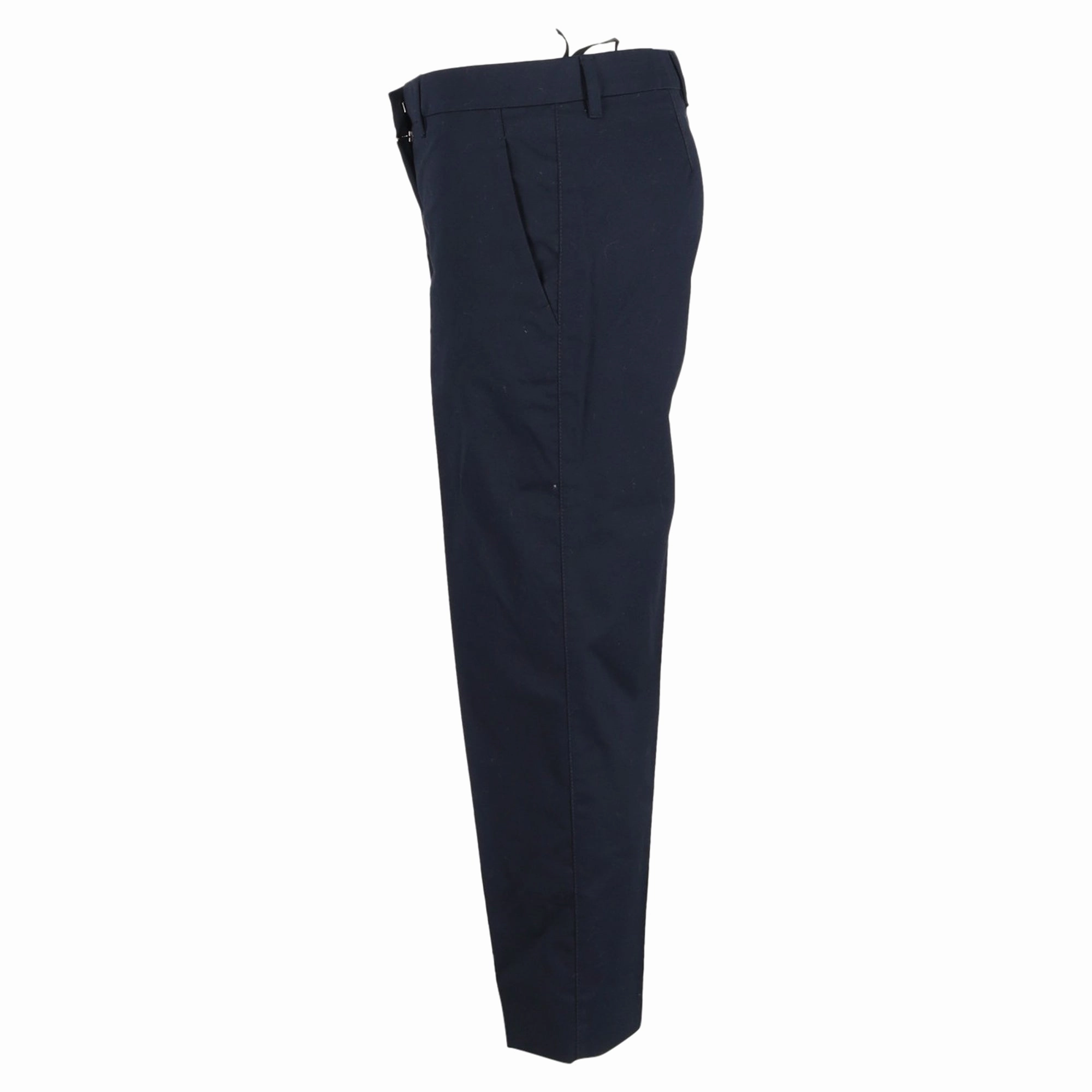 Miu Miu Trousers in Navy Blue Polyester