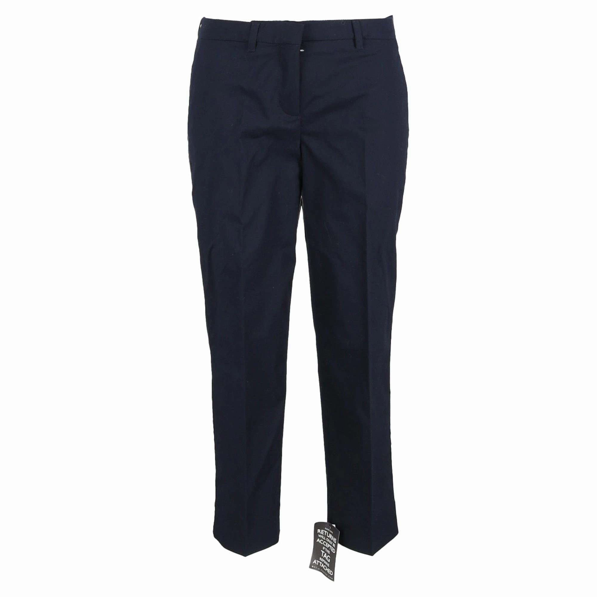Miu Miu Trousers in Navy Blue Polyester