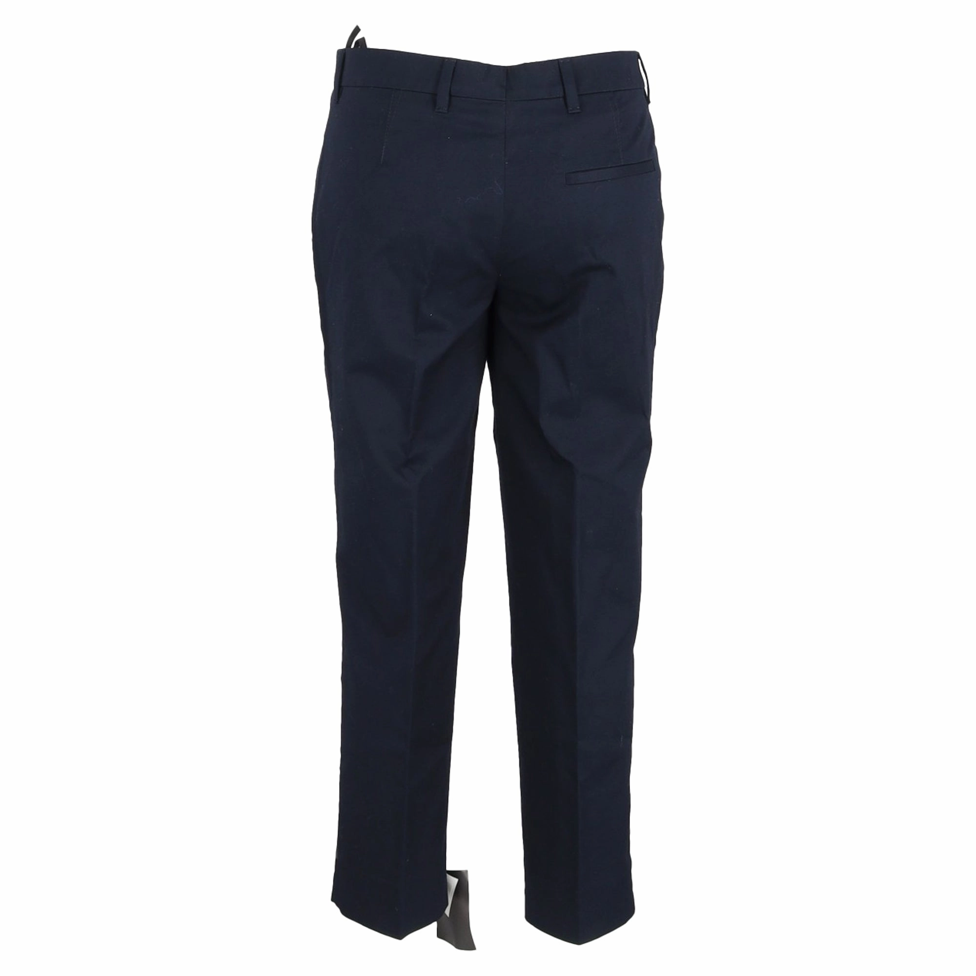 Miu Miu Trousers in Navy Blue Polyester