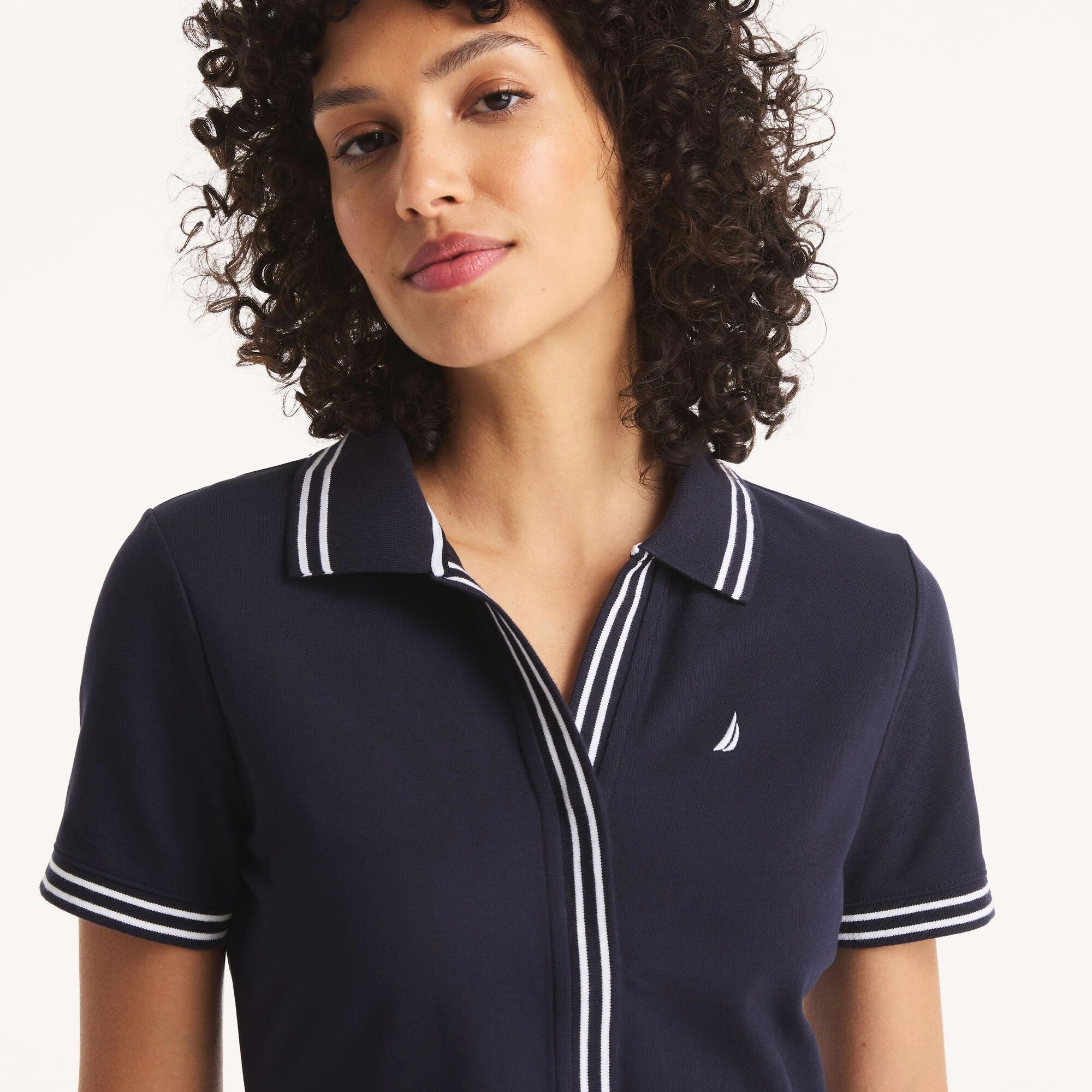 Nautica Womens Deck Polo Dress