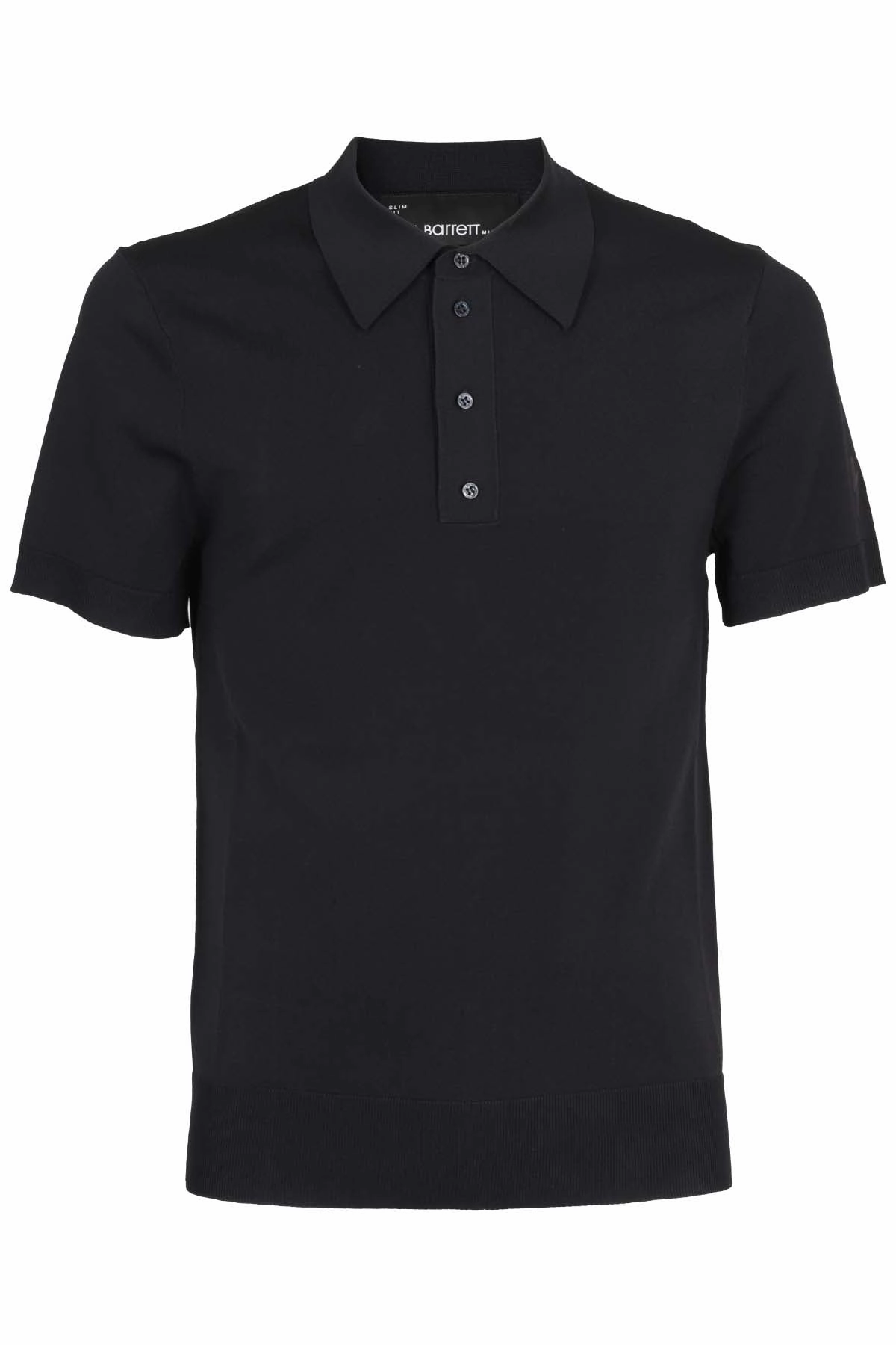 Neil Barrett Logo Debossed Buttons Polo Shirt