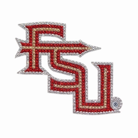 Neil Enterprises Stacked FSU Bling Decal